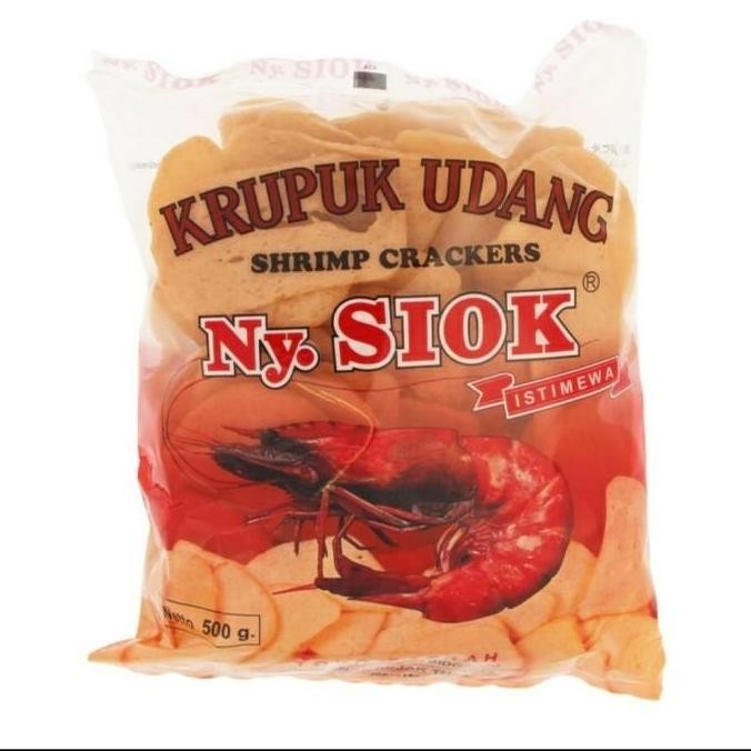 

KILOAN KERUPUK UDANG NY SIOK BENTUK OVAL NYONYA SIOK UDANG GMM