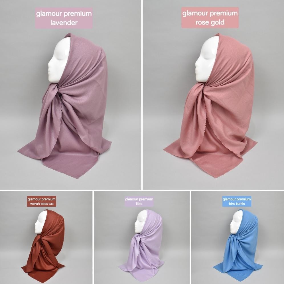 HIJAB GLAMOUR LASERCUT JILBAB SHINAR GLAMOUR KERUDUNG SEGI EMPAT POLOS GLITER RB11