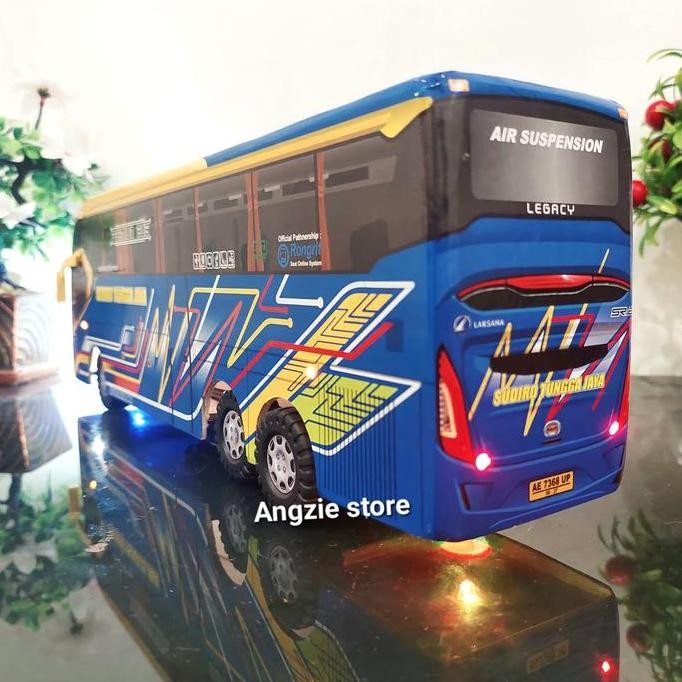 Miniatur bus bis Sudiro Tungga Jaya STJ Draka LAJ
