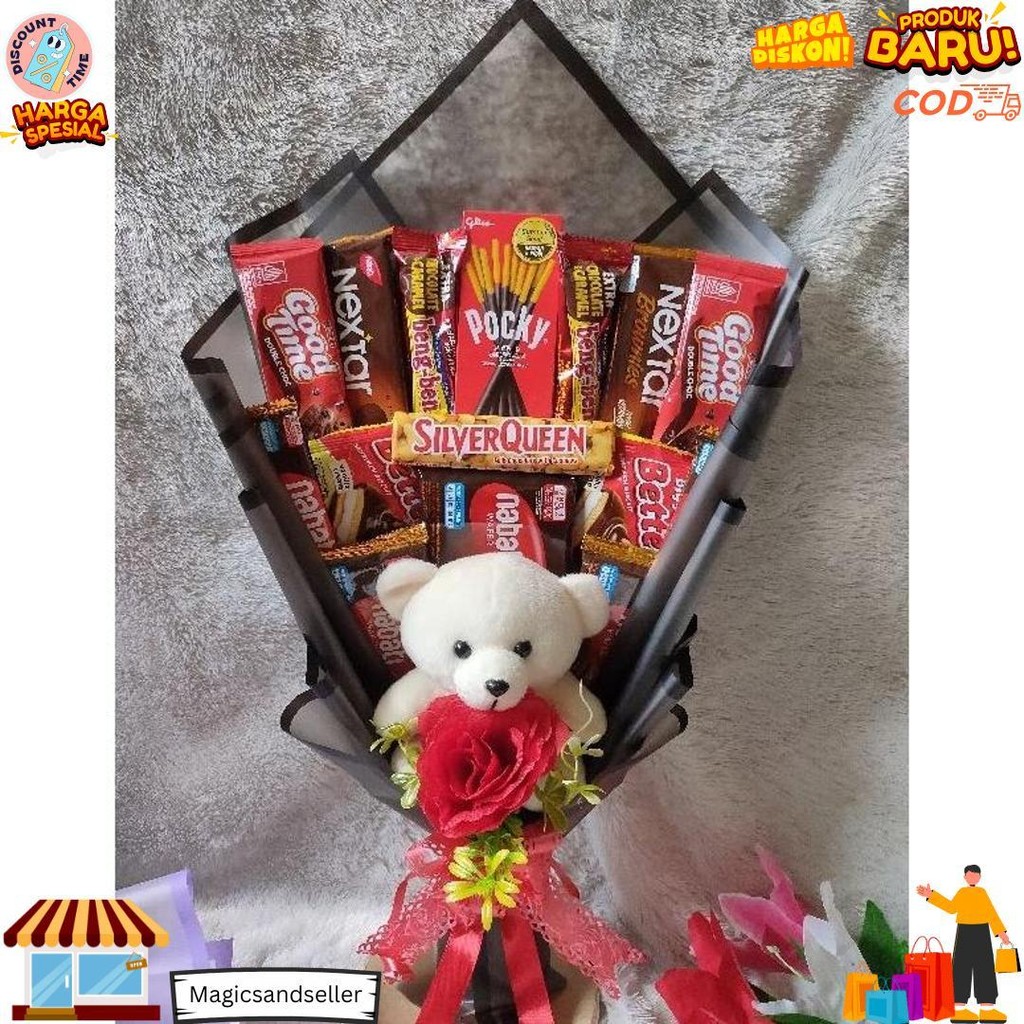 

(Ready Stock) Barang Bisa Dikirim Hari Yang Sama - Bucket Snack /Buket Makanan / Snack Bucket Sidang, Wisuda, Ultah, Pocky H12 Cod