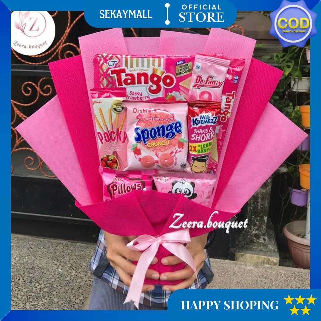 

Ready Stock (B2) Bucket Snack/Buket Snack/Bouquet [Include: Greeting Card+Packing] Promo Puncak