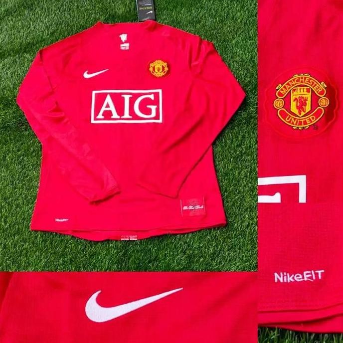 TERLARIS - MAN.U HOME AWAY GK RETRO LONG SLEEVE KIPER JERSEY BAJU BOLA KLASIK LENGAN PANJANG GRADE O