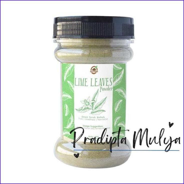 

Baru..!! Lime Leaves Seasoning Powder ( Daun Jeruk Bubuk ) 60 Gr Halal Tidak Ada Alergi Kayu