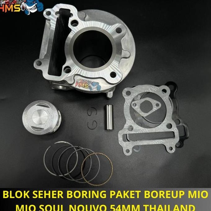 BLOK SEHER MIO SPORTY MIO SOUL FINO KARBU NOUVO RACING BOREUP 58.5 58 54 MM 58,5MM 58MM 54MM THAILAN