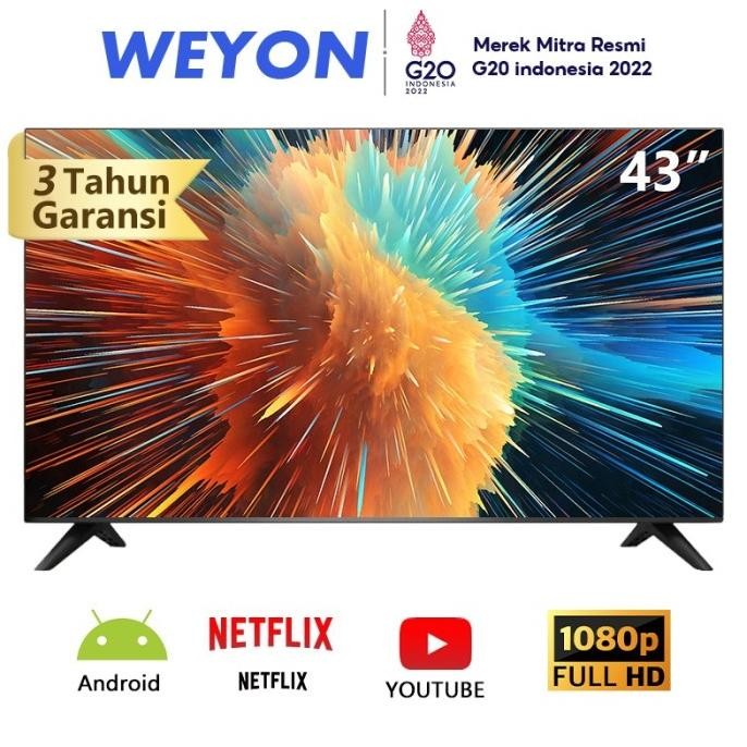 NEW WEYON TV LED 43inch smart tv digital Full HD Televisi