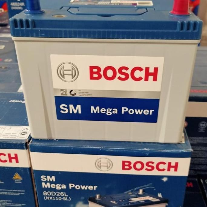 aki MF Bosch 80D26L /NX110-5L (aki mobil pajero) MURAH