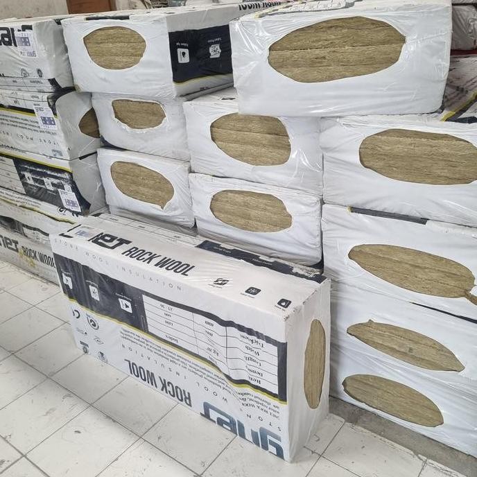 new   Rockwool GNET Peredam Suara / D100 5cm / Peredam Ruangan / Peredam Panas