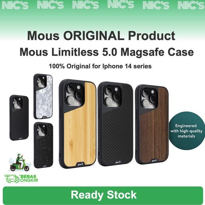 BEBAS ONGKIR - ORIGINAL Mous Limitless 5.0 Magsafe Case Iphone 14 Pro Promax