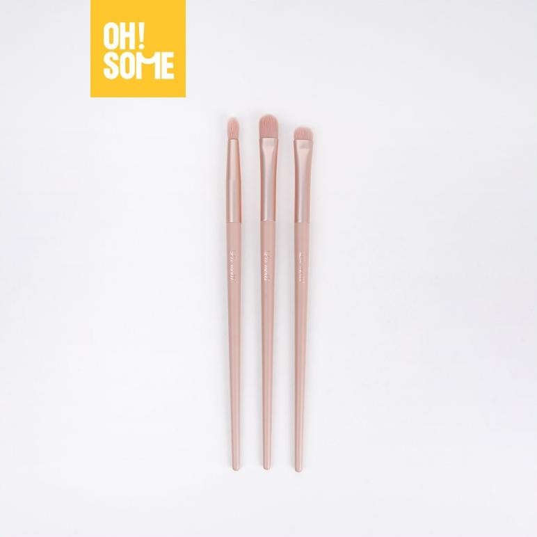 

baru ohsome la motti smokey eye brush set | 3pcs kuas makeup mata smokey look