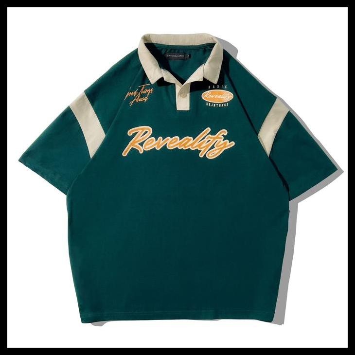 " Volume 1 " Oversize Rugby Shirt  | Baju Rugby Oversize Terlaris