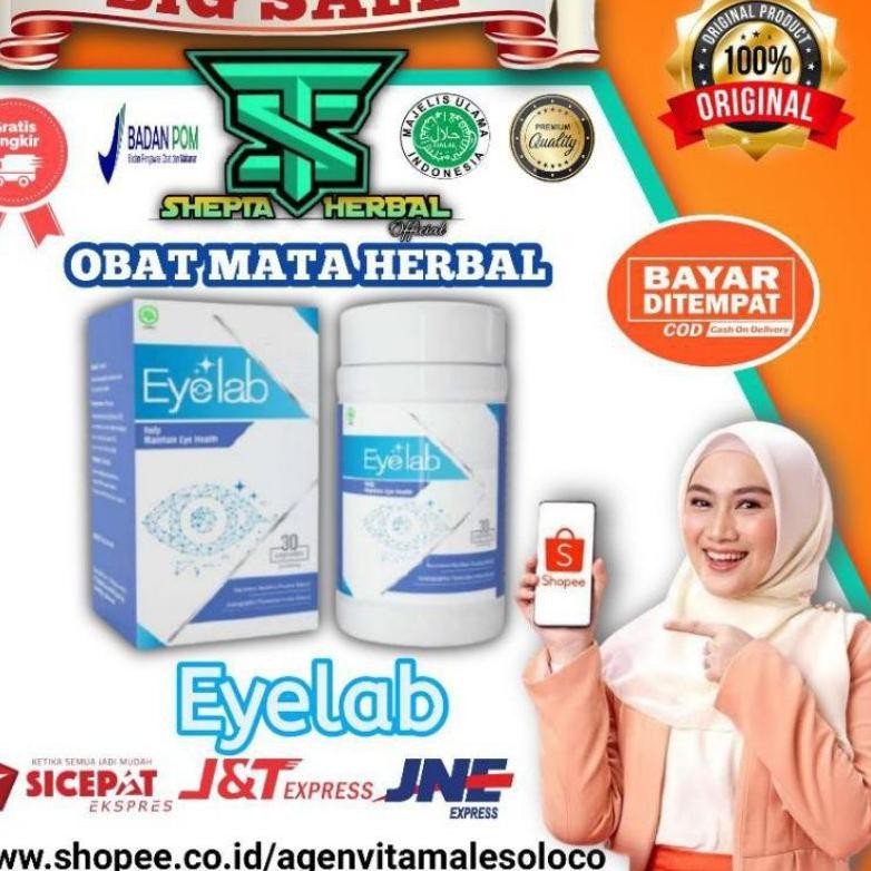 EYELAB ASLI ORIGINAL OBAT HERBAL MATA ASLI KESEHATAN MATA PLUS MINUS KATARAK BPOM Berkualitas