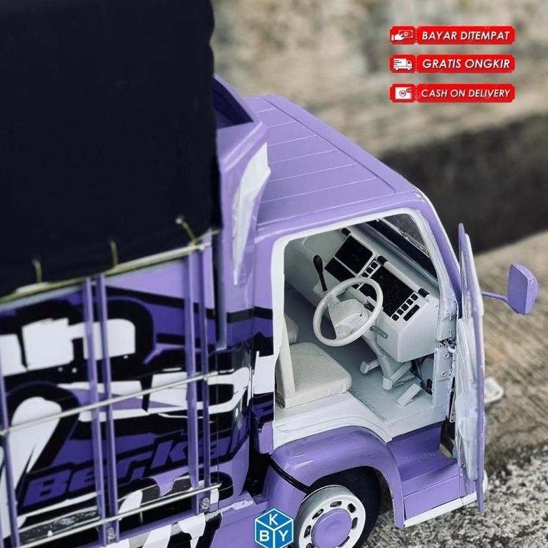 Miniatur Truk Oleng Termurah Dari Kayu Siap Kirim