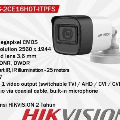 [Expert] CCTV OUTDOOR HIKVISION 5MP KAMERA CCTV HIKVISION OUTDOOR AUDIO 5 MP