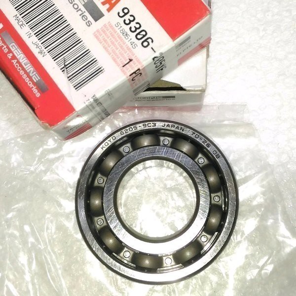 93306-205YF BEARING 6205 KRUK AS F1ZR C3 JAPAN ORIGINAL YAMAHA
