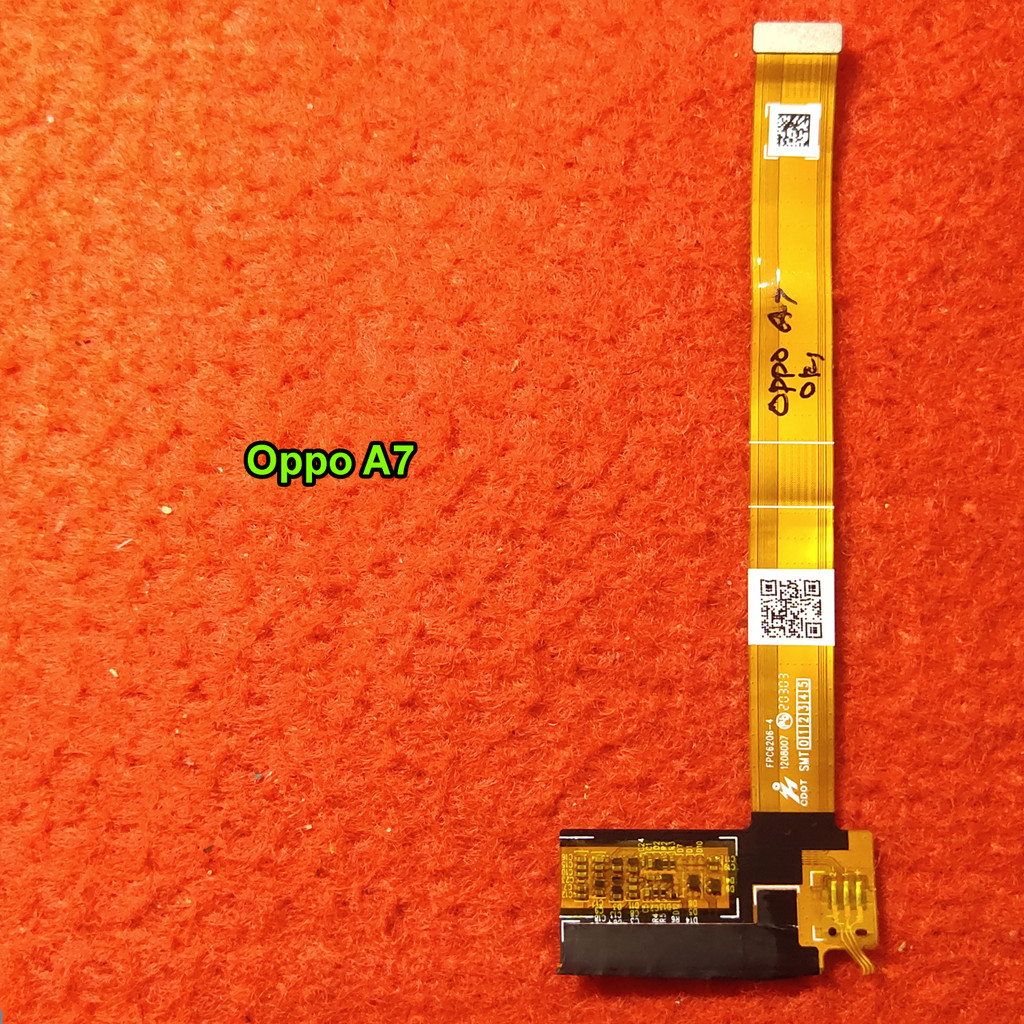 Oppo A7 2018 Fleksibel Flexible Konektor LCD Copotan