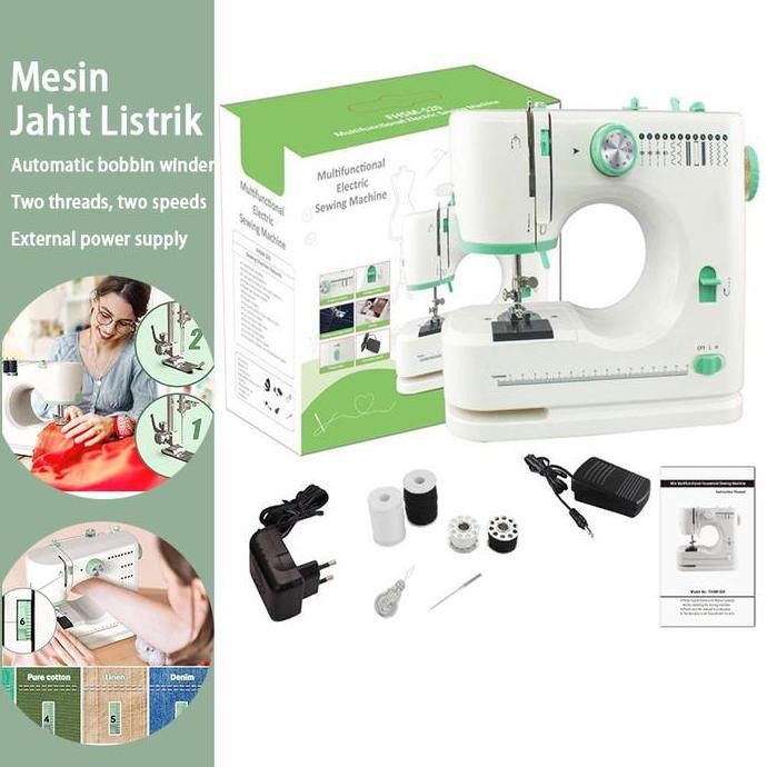 Terlaris [Ready Stock]Mesin Jahit Mini Portabel ,Mesin Jahit Untuk Pemula, Mini Portable Elektrik, 1
