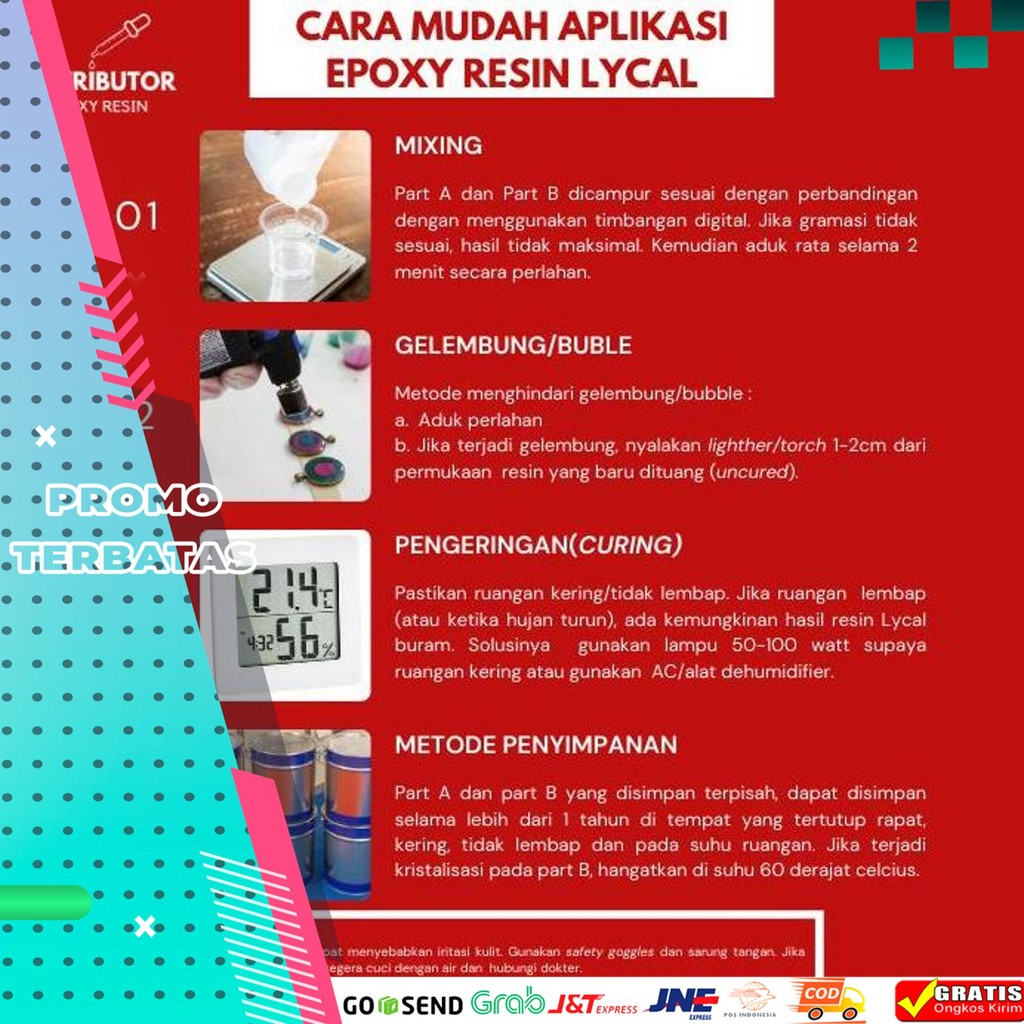 GOSEND RESIN BENING LYCAL (LENTUR) FLEXIBLE DGN KATALIS - LYCAL 6079 - 6 KG