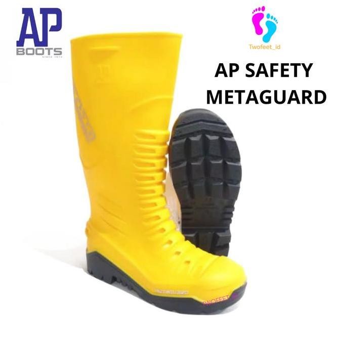 AP BOOTS SAFETY METAGUARD SIZE 39 - 43 -  SEPATU BOOTS SAFETY AP METAGUARD -AP BOOTS TOE CAP BESI
