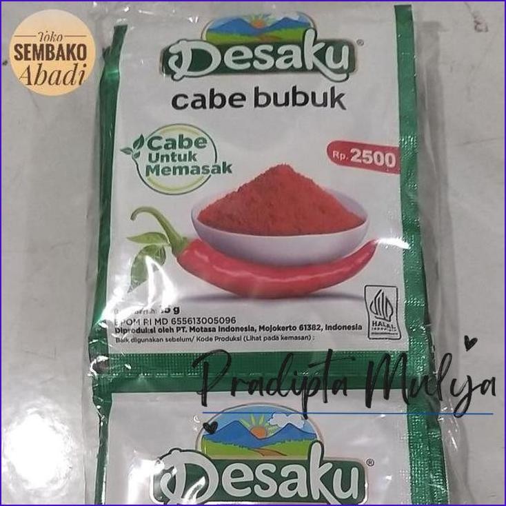 

Original..!! Desaku Cabe Bubuk 10Pcs X 15Gr
