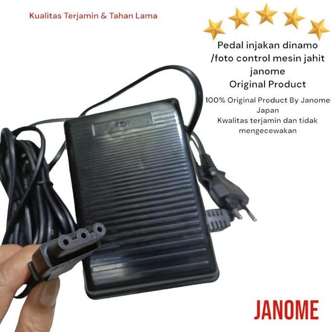 Terlaris Janome Genuine Part Pedal Injakan Dinamo Mesin Jahit Janome Ready Stok