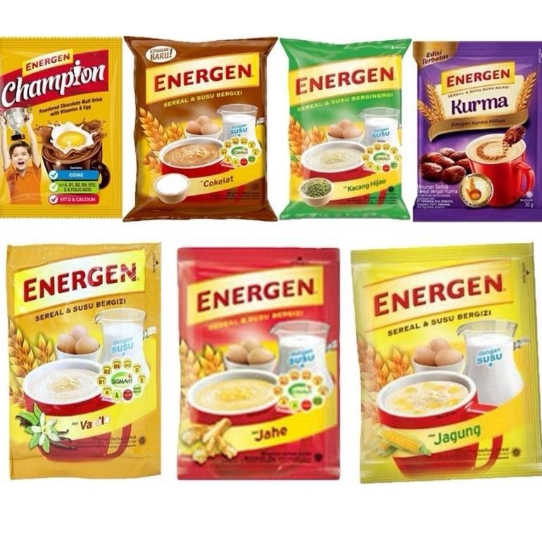 

() Energen Sereal Oat Susu 35Gr 1 Renteng Isi 10Pcs Ready Stok