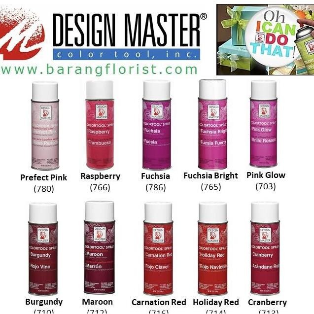 TERBARU Design Master Pilox Bunga Fresh Flower Cat Pewarna Serbabisa USA