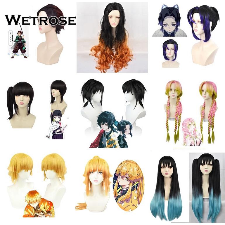 WetroseReady Stock Anime Demon Slayer Kimetsu No Yaiba Tanjirou Kamado Nezuko Giyuu Zenitsu Muichiro