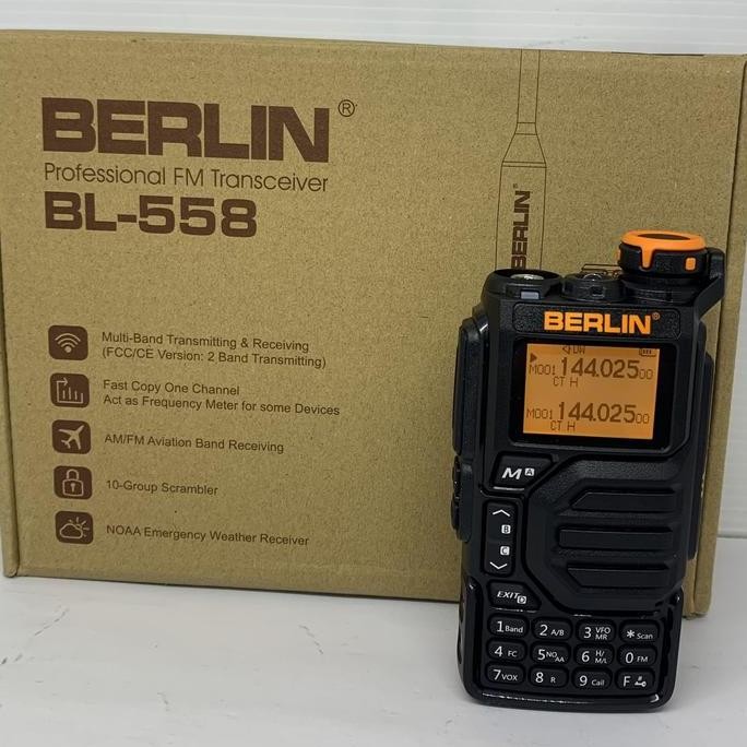 Ht BL-558 dualband Radio 558 multiband Receiver murah