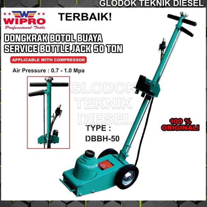 WIPRO Dongkrak Botol Buaya 50 Ton Compressor Kompresor DBBH 50 ORI MURAH