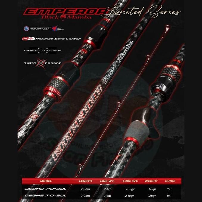 (Expert) Joran Spinning UL Daido Emperor Black Mamba Limited Edition