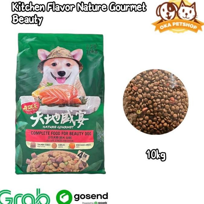 KF Beauty Dog 10kg / Kitchen Flavor Dog Salmon All Stage (Link Gojek)