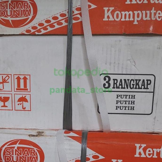 

TERMURAH - kertas continuous form 3 ply 9,5 x 11 sinar dunia PUTIH PUTIH PUTIH