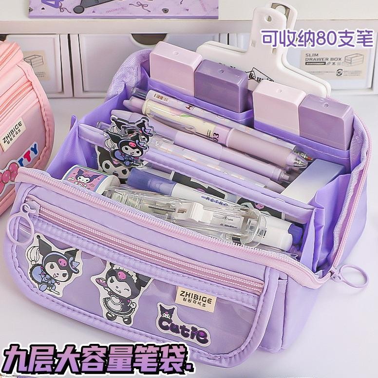 

Edf-62 Sanrio Tempat Pensil Cinnamoroll Baru Anime My Melody Kuromi Penyimpanan Alat Tulis Siswa Perlengkapan Sekolah Ins Kawaii Hadiah Lucu Edf-62