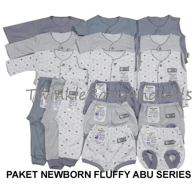 FLUFFY PAKET BAJU BAYI NEWBORN 0-3 BULAN PINK SERIES PEREMPUAN KADO