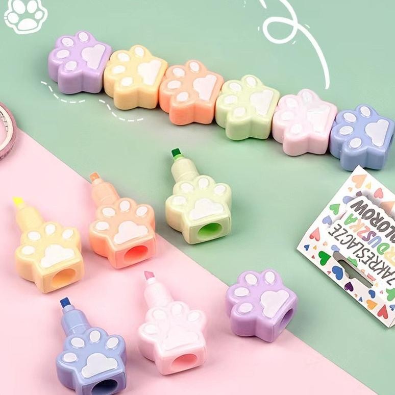 

Stabilo Set Susun 6 Warna Kaki Kucing Highlighter Tumpuk Pastel Marker L Spidol Textlightet Textliner Lucu Aesthetic Anak Gambar Tulis Kantor Stok Baru