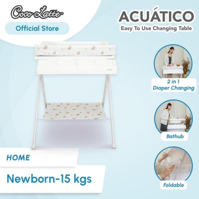 TERLARIS - Cocolatte Acuatico / Bak Mandi Bayi / Changing table
