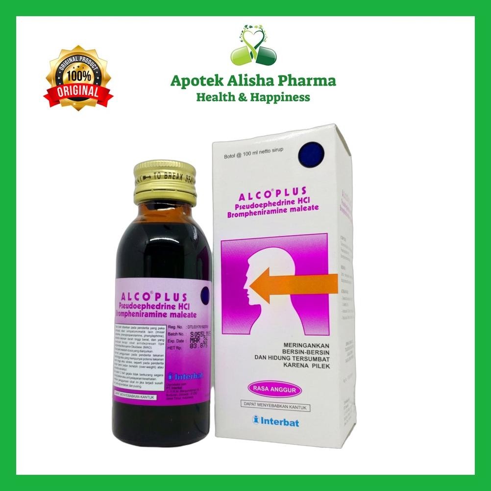Alco Oral Drops 15ml / Plus DMP Sirup 100ml Obat Flu / Pilek / Batuk Kering / Berdahak / Bayi / Anak