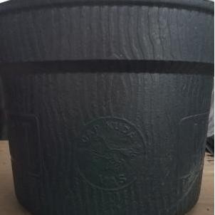 Pot Bunga Pot Karet 42 Hitam Pot Karet Lebih Dri Pot Plastik