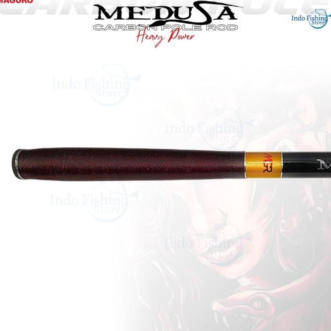 BEBAS ONGKIR - Joran Tegek MAGURO Medusa NS Pole Rod Mancing Galatama Kolam Pancing Ruas Panjang Ika
