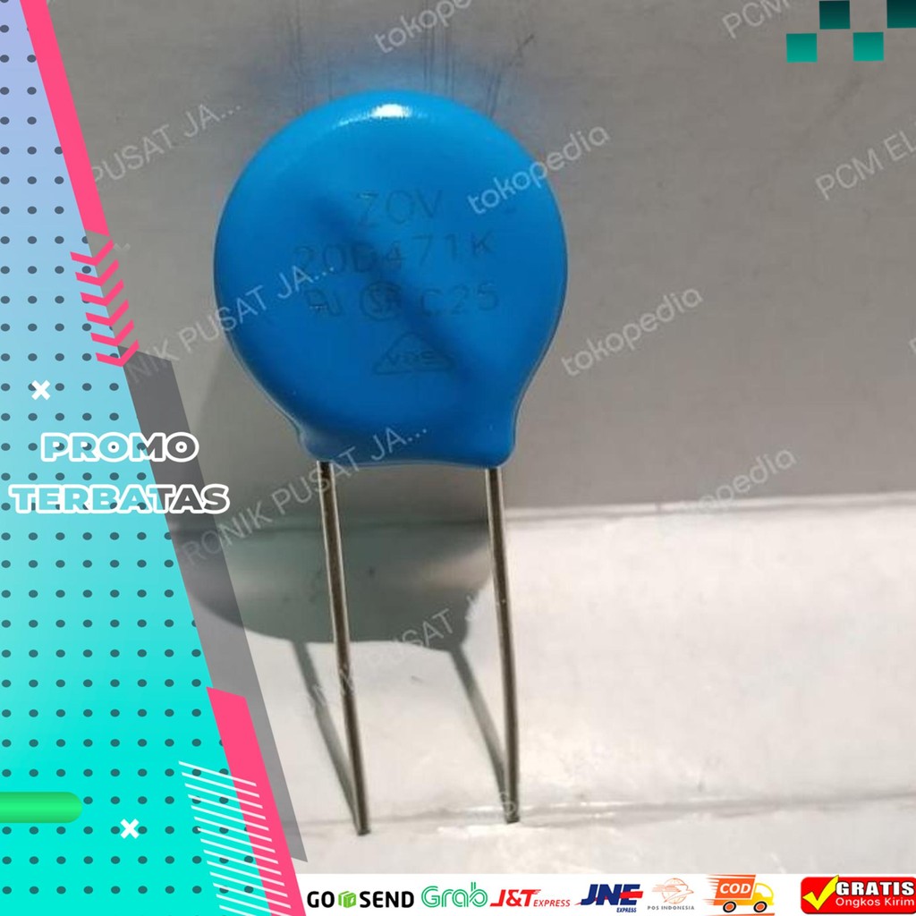 2646 MOV VARISTOR ANTI PETIR ZOV 20D471K 20D471 K 470V
