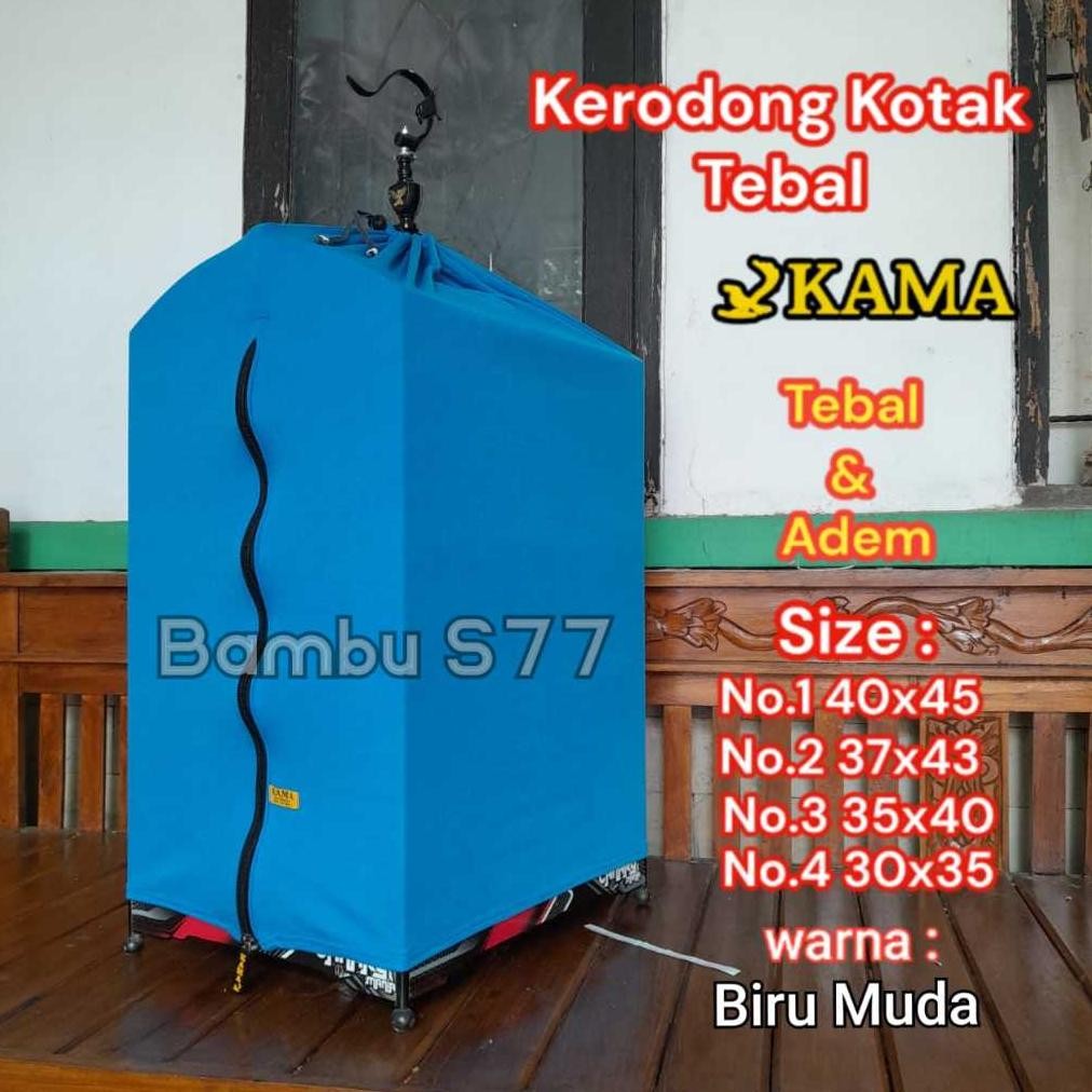 kerodong sangkar burung kotak no 1 2 3 4 bahan tebal dan adem RB12