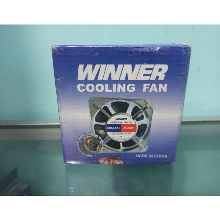 KIPAS COOLING FAN BESI BESAR 12 X 12CM AC 220V POWER AMPLIFIER winner