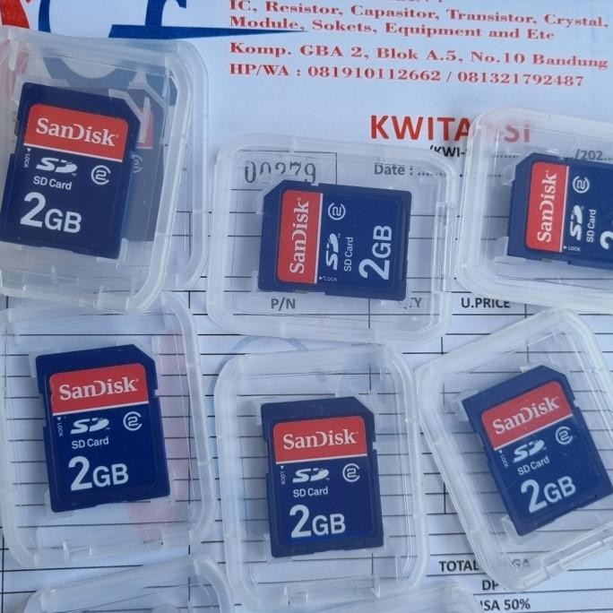 (Expert) Kartu Memory 2GB SD Card Sandisk