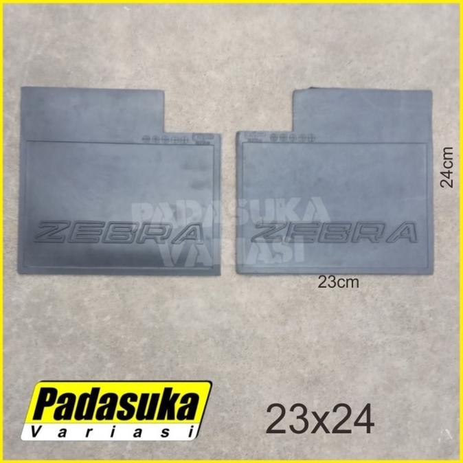 (Expert) Karpet Lumpur Zebra DEPAN Mud Guard Zebra Depan Karpet Roda Pick Up