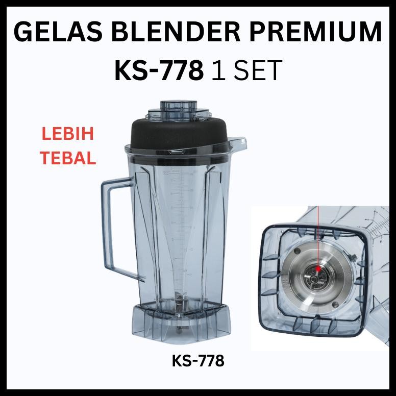 SPAREPART GELAS BLENDER UNTUK GETRA KS-778 KS 778 KS/778