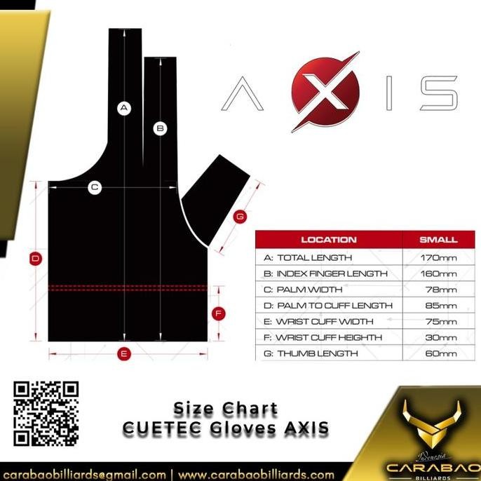 CUETEC GLOVE AXIS BLACK