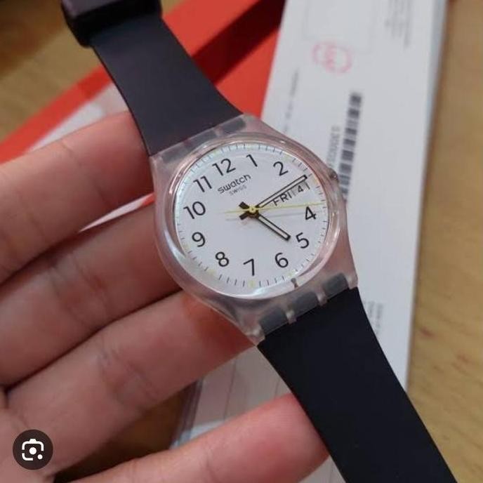 SWATCH Original GE726 RINSE REPEAT BLACK Garansi MAP Jam Tangan Wanita Promo