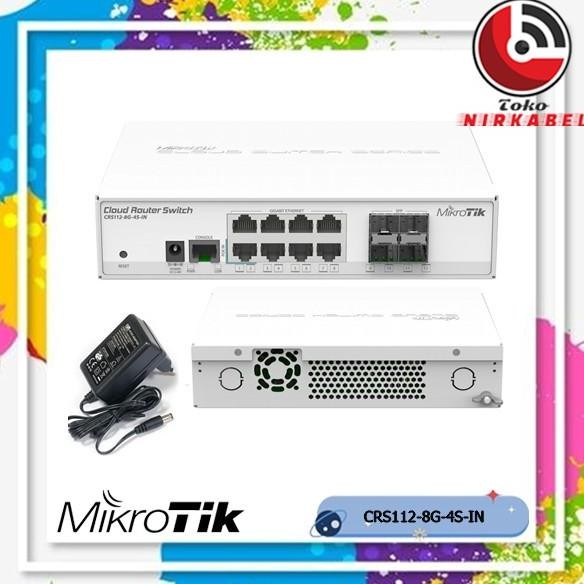 Mikrotik Crs112-8G-4S-In | Crs112 8G 4S In | Crs 112 8G 4S In New Stok
