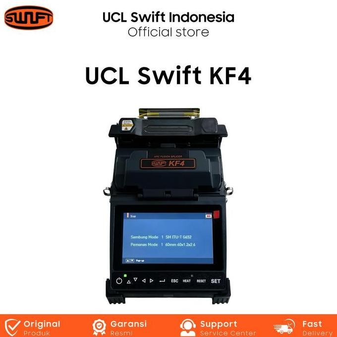 Fusion Splicer Ucl Swift Kf4 (Tool Penyambung Fiber Optic) New Stok