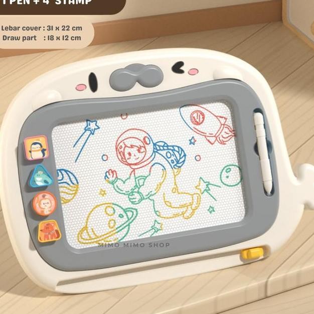 

Magnetic Drawing Board Mainan Edukasi Papan Tulis Magnetic Anak